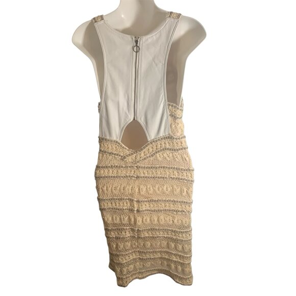 Free People New Romantics Valkyrie Bodycon Mini Dress Sz Large Cocktail - Picture 4 of 8